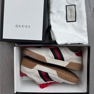Gucci Black and White Sneakers
